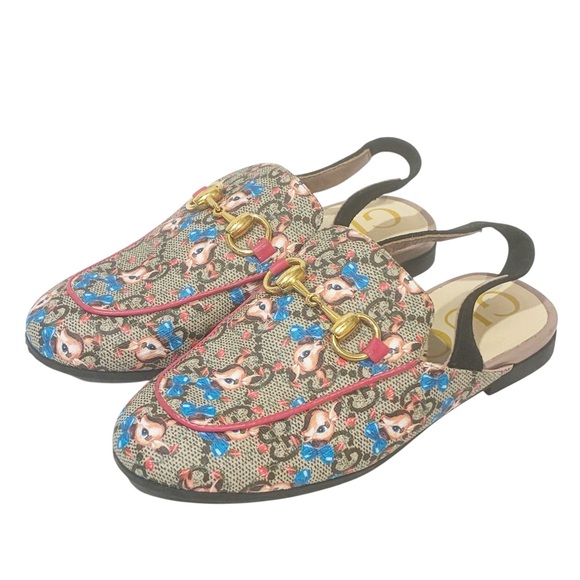 Gucci Girl Princetown Multicolored Slipper 28 EU / 11 US – Sling Back Slip On‎